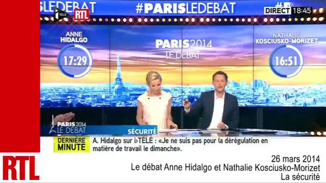 VIDÉO - Municipales 2014 à Paris : NKM et Hidalgo s'écharpent sur la sécurité