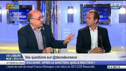 Hollande: après la sanction, quelle réaction ?, dans Les Décodeurs de l'éco - 26/03 2/5