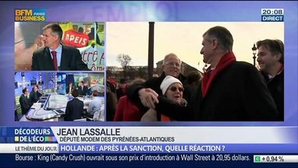 Hollande: après la sanction, quelle réaction ?, dans Les Décodeurs de l'éco - 26/03 4/5