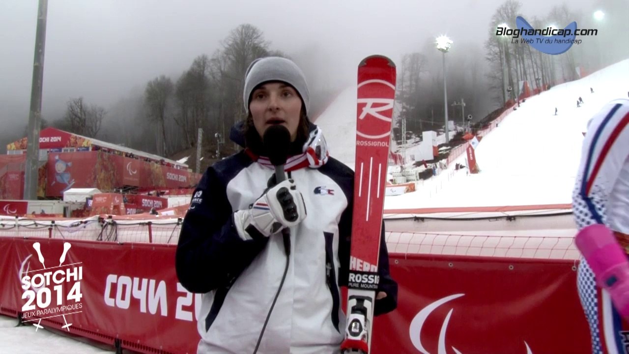 1ère place de Marie Bochet sur le Slalom du Super Combiné - www.bloghandicap.com - La Web TV du Handicap
