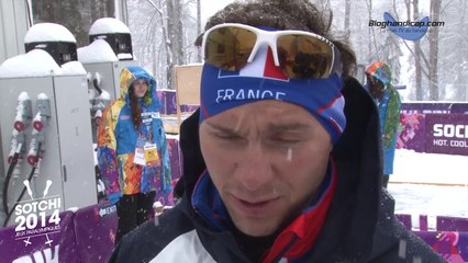 Benjamin Daviet après la demi-finale du 1km sprint - www.bloghandicap.com - La Web TV du Handicap
