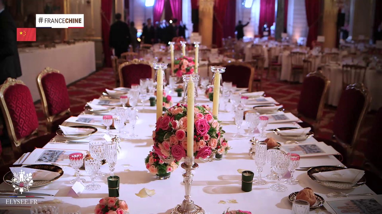 #FranceChine Dans les coulisses d'un dîner d’État