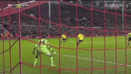 Sturridge  Goal ~ Liverpool vs Sunderland 2-0 26/03/2014