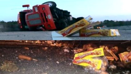 Witness the Corn Dog Apocalypse on a LA Highway