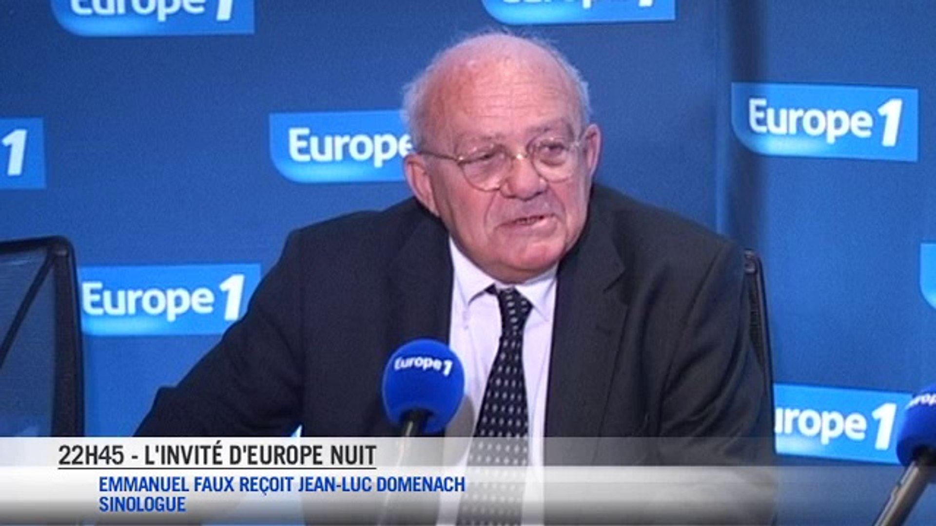 Jean-Luc Domenach : "Xi Jinping est venu en France pour assurer la position  commerciale de la Chine" - Vidéo Dailymotion
