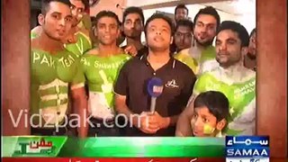 Karachi Body Builders expressed their love with Pakistan Cricket Team