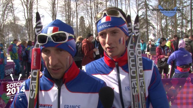 Thomas Clarion et Julien Bourla - Médaille de Bronze au 10 km libre hommes - bloghandicap.com - La Web TV du Handicap