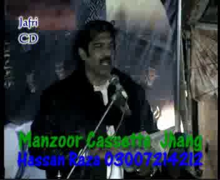 Zakir Syed Ghulam Abbas shah of Shadewal  majlis jalsa 2014 Ranipor Sindh