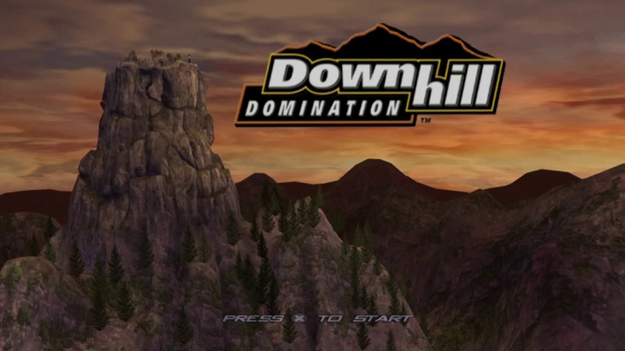 Downhill Domination HD on PCSX2 Emulator (Widescreen Hack)