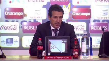Emery destaca el trabajo del equipo