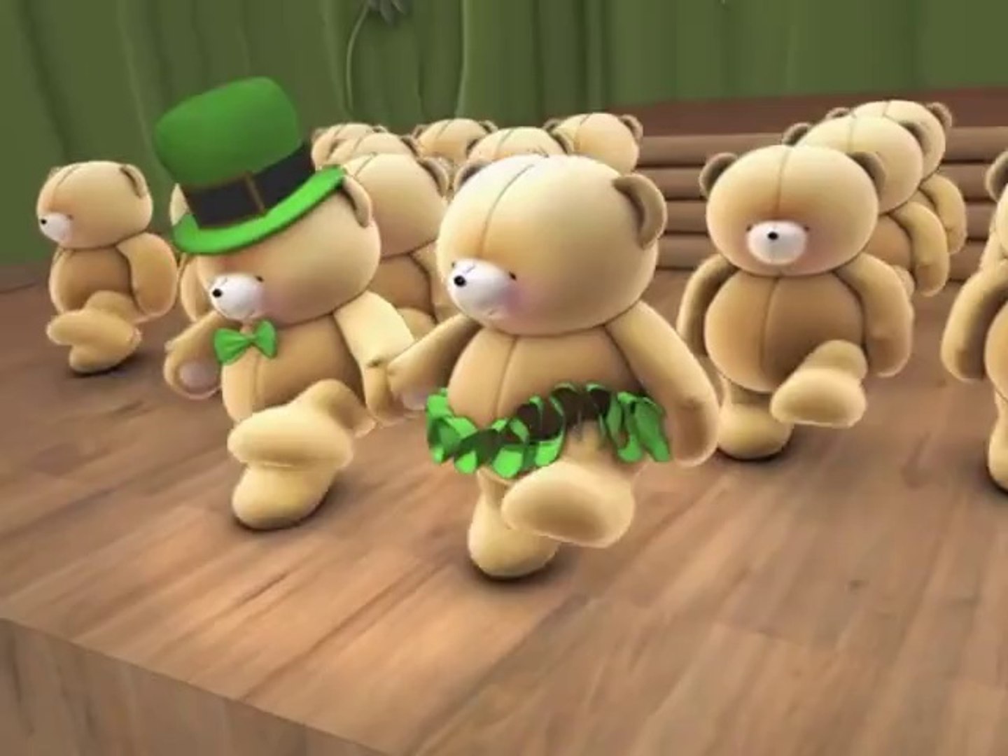 St Patrick's Day Teddies ❤