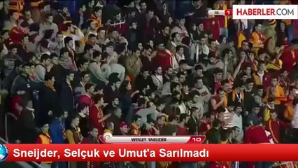 Sneijder, Selçuk ve Umut'a Sarılmadı