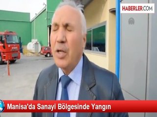 Manisa'da Sanayi Bölgesinde Yangın