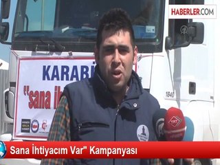 5 TIR Yardım Suriye'ye Gönderildi