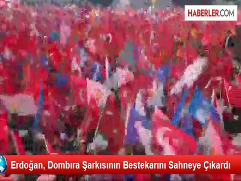 Erdoğan, Dombıra Şarkısının Bestekarını Sahneye Çıkardı