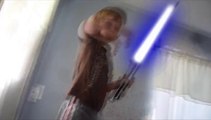 Lightsaber Pillow Fight