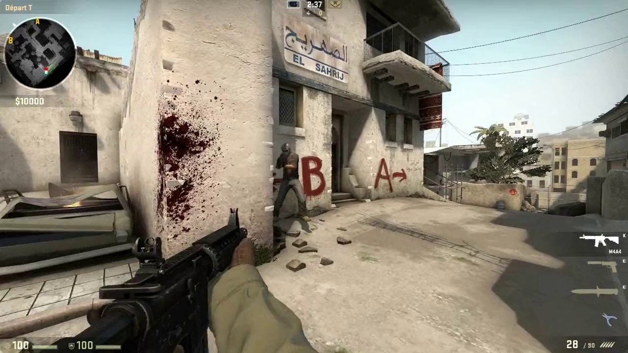 CSGO - Flinch head animation - Counter-Strike:Global Offensive