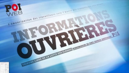 Informations ouvrières le 27 mars 2014