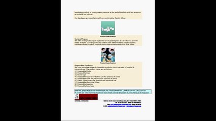 SURGICAL DRESSING AND DISPOSABLE CLOTHING