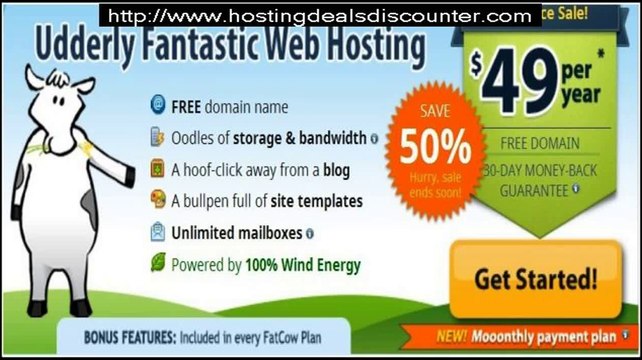 Fatcow Coupons 2014 - Get 1 Free Domain and 75% discount with FatCow