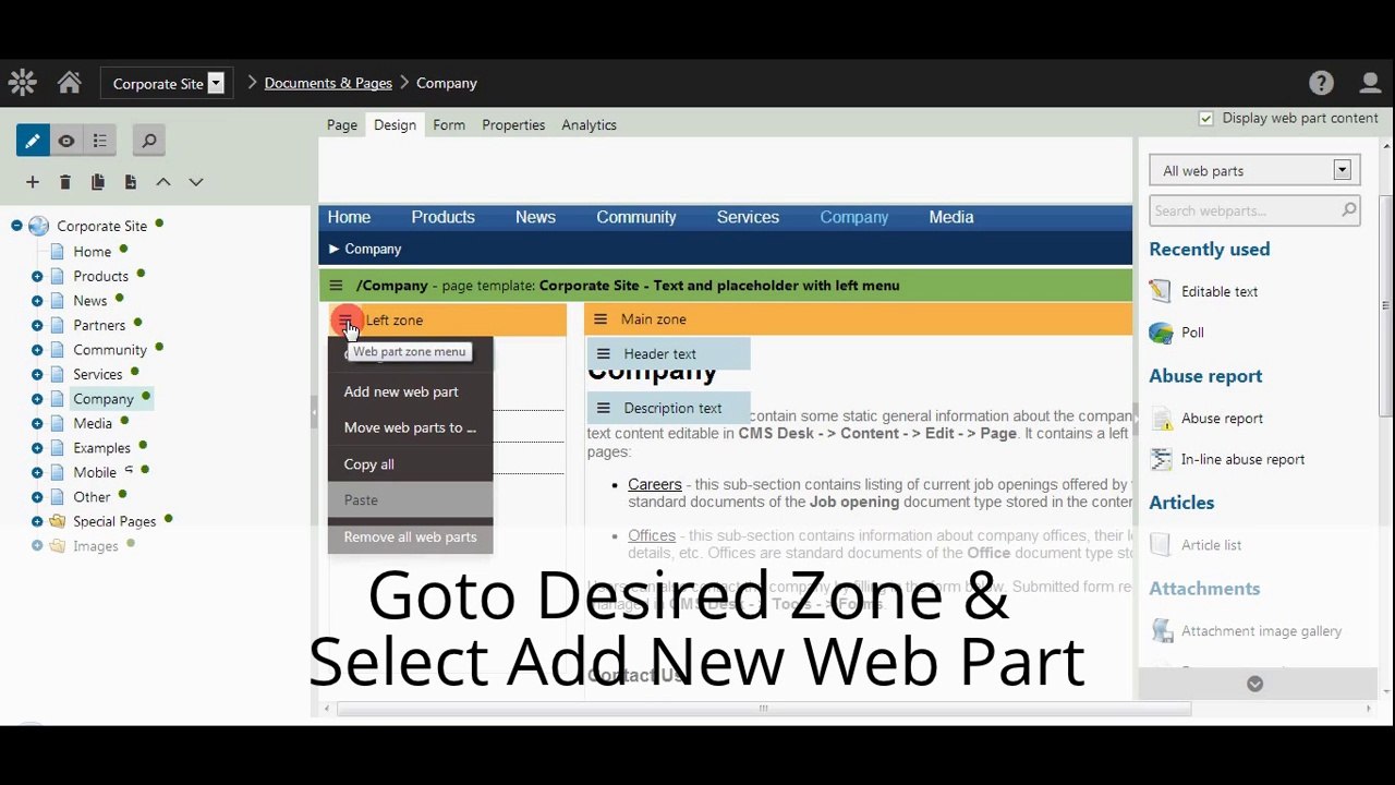 How to add polls In Kentico 8 - Ray Business Technologies