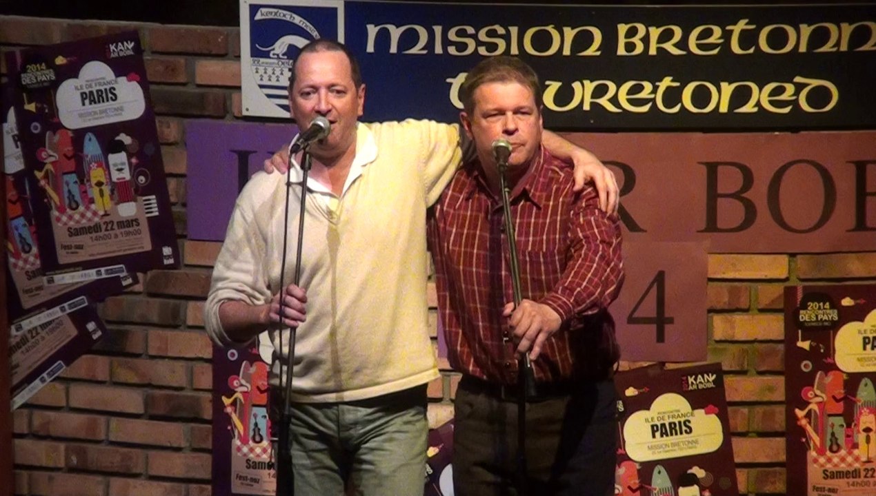 Hervé et Jean-Pierre au Kan ar Bobl IdF 2014