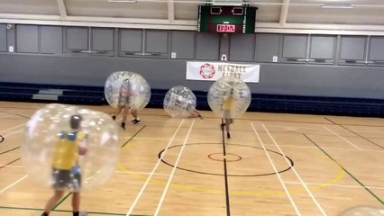 Bubble football BIG HITS @bubblekickz