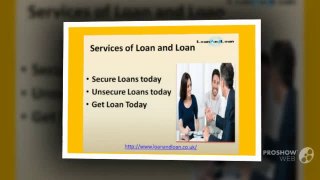 Loan and Loan UK - Secured and Unsecured Loan