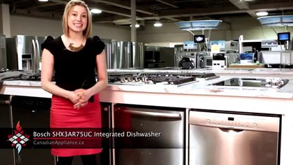 Bosch SHX3AR75UC Integrated Ascenta Dishwasher