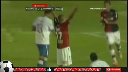 DT 2e goal Nacional vs Newell's old boys 2-4 Copa libertadores 2014