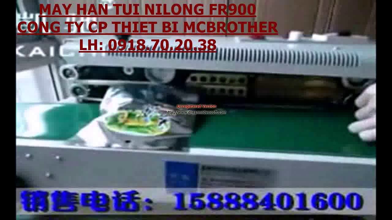 Máy hàn túi nilong liên tục, máy ép miệng túi bánh kẹo, cafe, máy hàn mép túi nhôm, túi trà