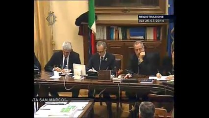 Roma - Marò, audizione De Mistura (26.03.14)