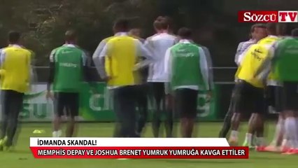 PSV İdmanında Yumruk Yumruğa Kavga