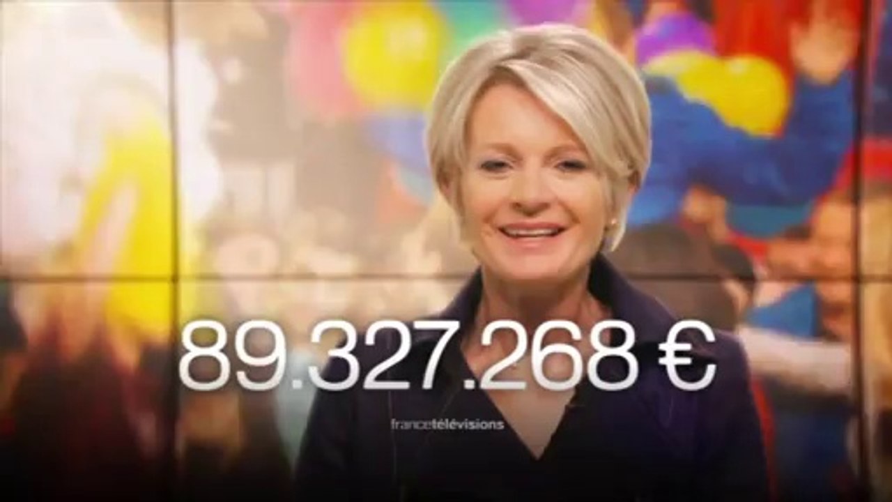 Téléthon 2013 : Sophie Davant, Nagui et Patrick Bruel vous disent MERCI !