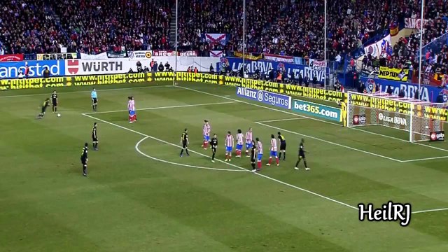 Des buts de malade en mode tirs enveloppés, extérieur ou intérieur du pied