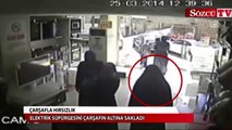 Çarşaflı kadının hırsızlık anı kamerada