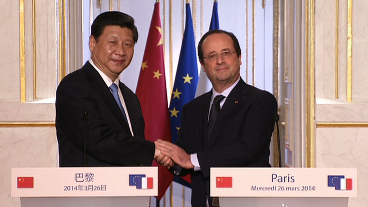 Seconde déclaration avec le président chinois, M. XI Jinping #FranceChine