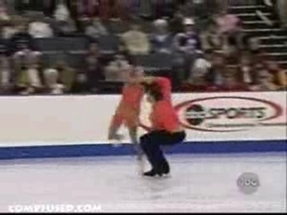 chute patinage