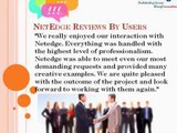 NETEDGE REVIEWS AND NETEDGE COMPUTING SOLUTIONS SERVICES