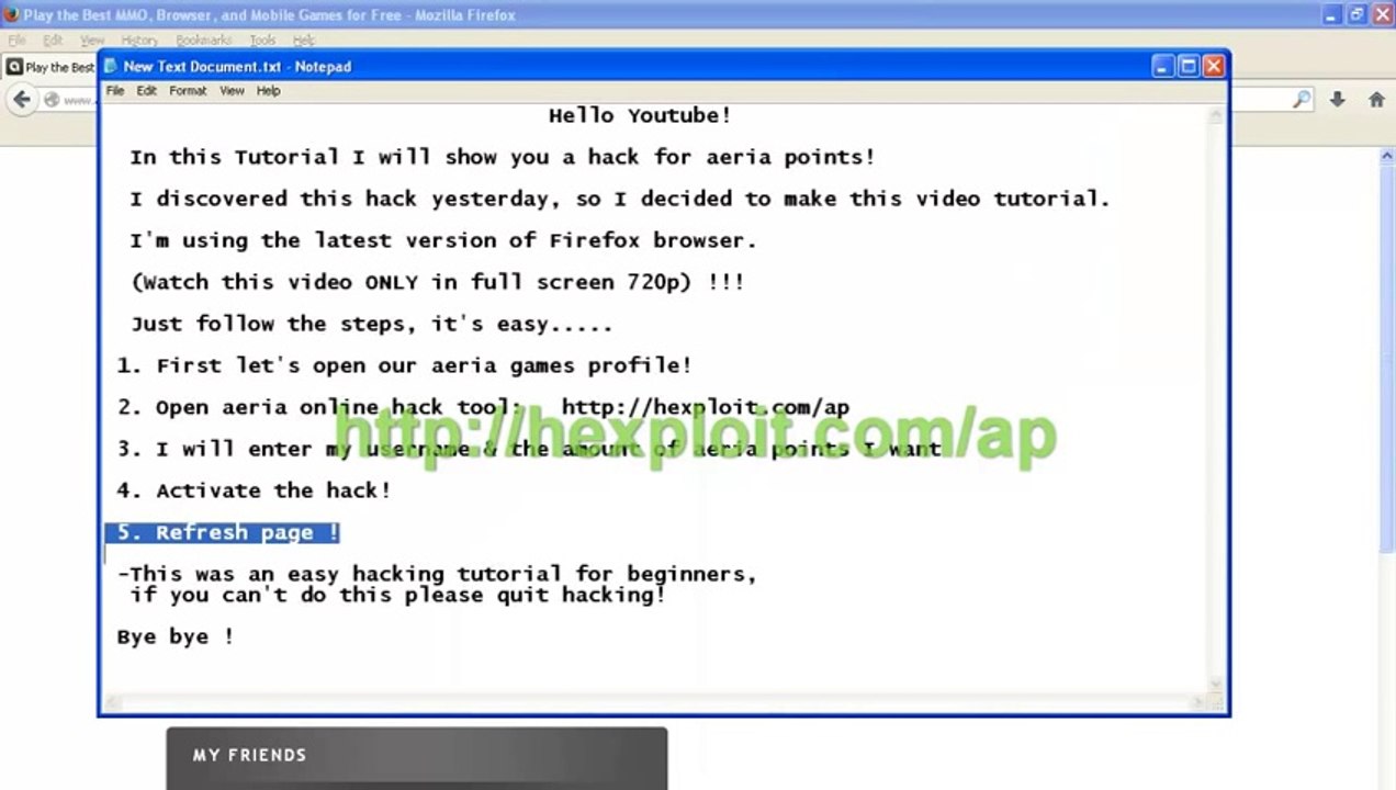 Aeria Games AP Hack _ 999999 Aeria Points_(480p)