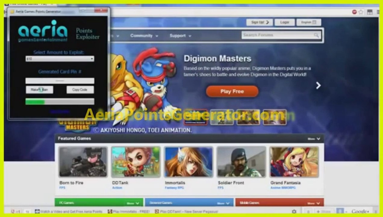 Aeria Points Generator ☄ Aeria Card Codes Generator_(480p)