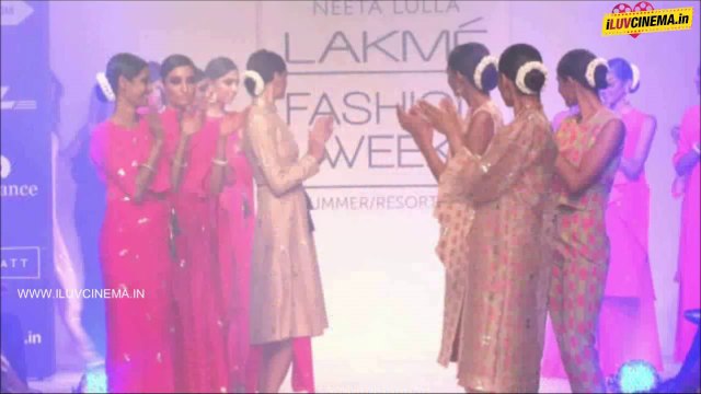 Priyanka Dazzles On The Ramps For Neeta Lulla At LFW 2014 | iluvcinema.in