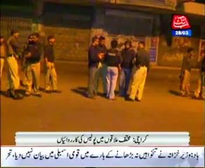 Police arrest 8 extortionists in Karachi