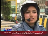 Lady Traffic Wardens ready to work on roads in Lahore