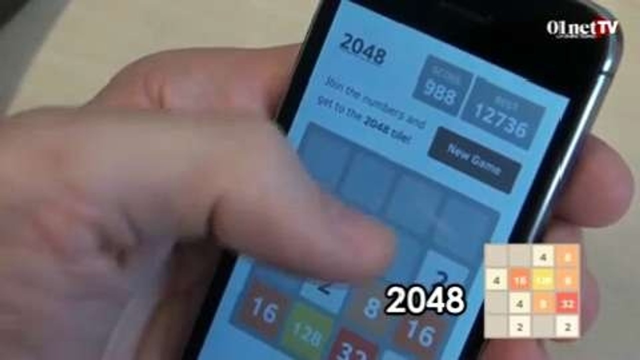 2048 : le jeu le plus addictif du moment (test appli smartphone)