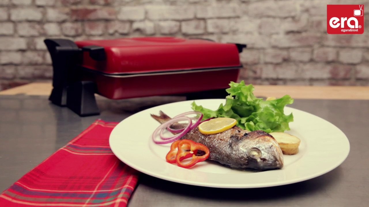 Era SM-18  "Balıkçı"-Çıkarılabilir Tepsili-  Kokusuz-Dumansız  - Izgara –TEFLONLU