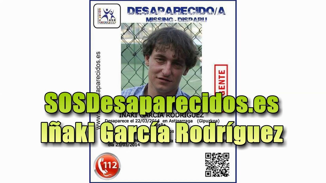 SOS Desaparecido Iñaki García Rodríguez