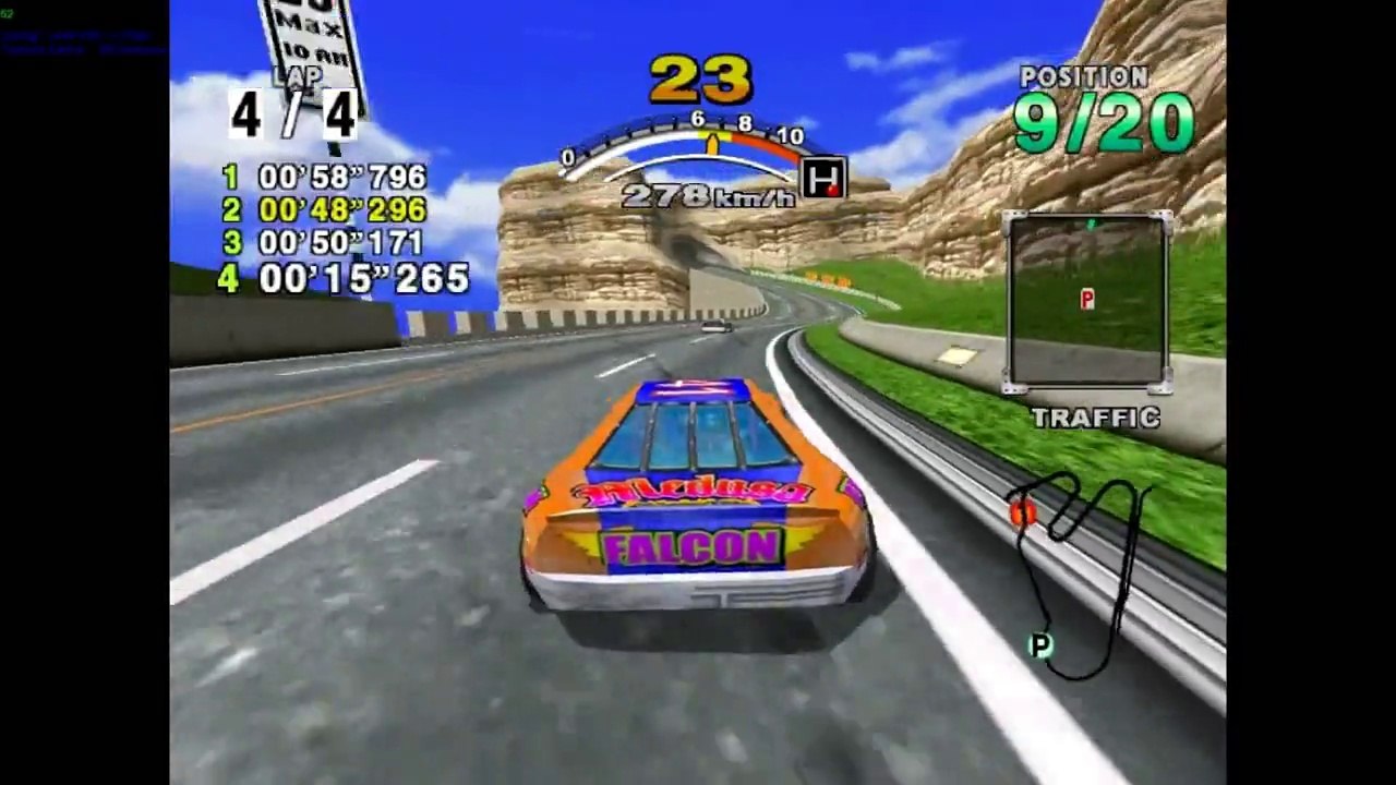 Daytona USA 2001 HD on NullDC Emulator part2