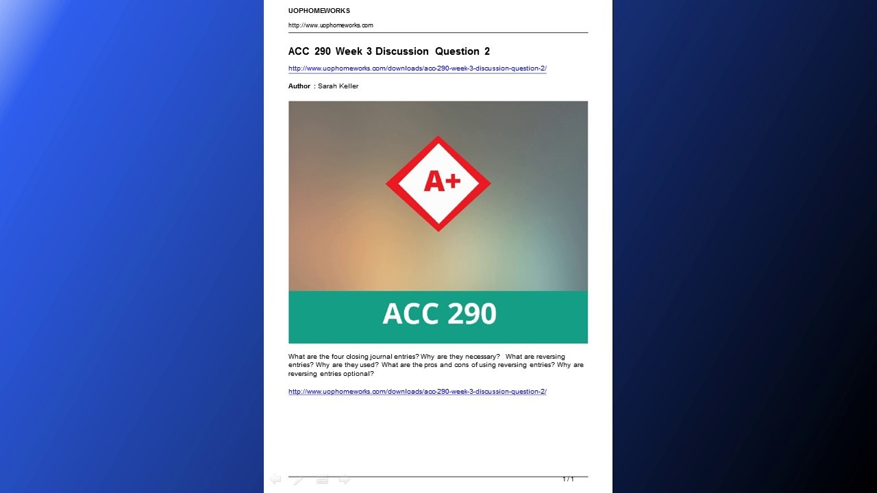 acc 290 week 3 discussion question 2