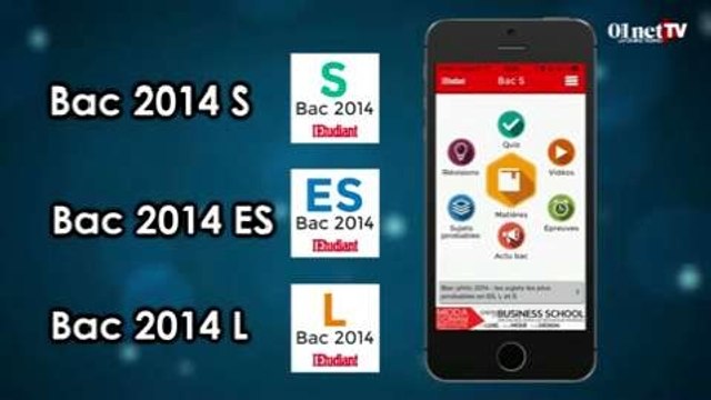 BAC 2014-L’Etudiant : l’appli qui va vous aider dans vos révisions (test appli smartphone)